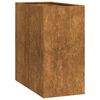 vidaXL Doniczka Rusty 40x80x80 cm Stal nierdzewna