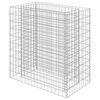 vidaXL Podwyższona donica gabionowa, galwanizowana stal, 90x50x100 cm