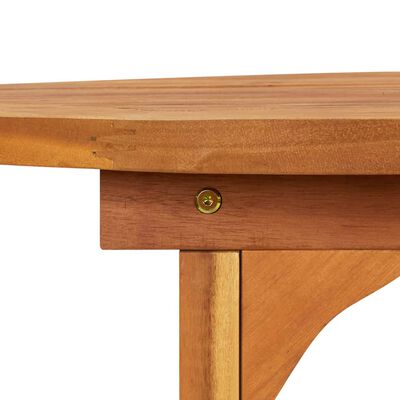 vidaXL Ogrodowy stół jadalniany, 220x90x75 cm, lite drewno akacjowe