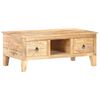 vidaXL Stolik kawowy, 100x55x40 cm, surowe drewno mango