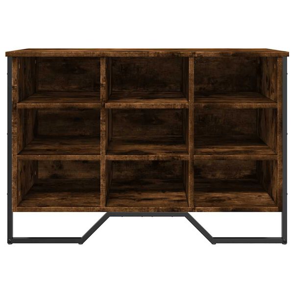 vidaXL Szafka na buty, przydymiony dąb, 90x38x61,5 cm