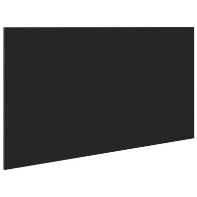 vidaXL Wezgłowie łóżka, czarne, 160x1,5x80 cm, materiał drewnopochodny