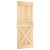 vidaXL Drzwi przesuwne NARVIK 80 x 210 cm (213,5 cm)