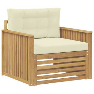 vidaXL Sofa na zewnątrz Poliester Biały