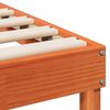 vidaXL Ramka łóżka Brązowy 80 x 220 cm Lite drewno sosnowe