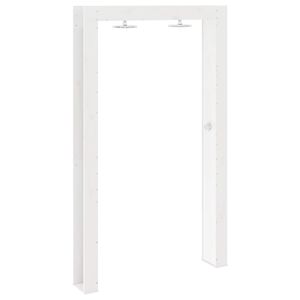 vidaXL Prysznic na zewnątrz Biały 137 x 23 x 226 cm