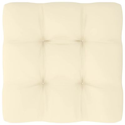 vidaXL Poduszki na sofę z palet, 2 szt., kremowe