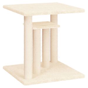 vidaXL Drapak dla kota z platformami, kremowy, 50 cm