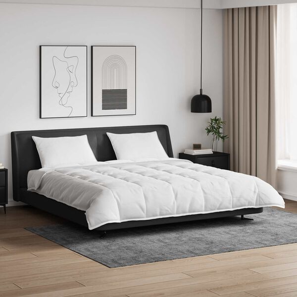 vidaXL Zestaw kołder z poduszką 3 pcs Biały Pi&oacute;ra down