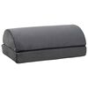 vidaXL Gładki Szary 44 x 29 x 17 cm Pianka PU