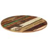 vidaXL Okrągły blat stołu, 60 cm, 15-16 mm, lite drewno odzyskane