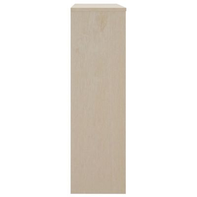 vidaXL Nadstawka HAMAR, miodowy brąz, 90x30x100 cm, drewno sosnowe