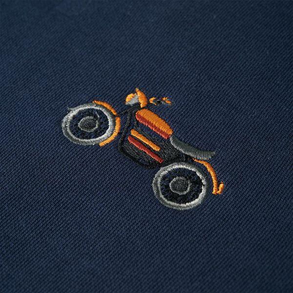 Bluza dziecięca, granatowy melanż, 140