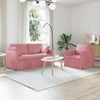 vidaXL Sofa 2 pcs R&oacute;żowy