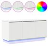 vidaXL Szafka pod telewizor Ze LED Lights Biały 100 x 38 x 49 cm