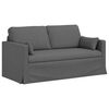 vidaXL Sofa 2 pcs Ciemnoszary 158 x 78 x 80 cm tkanina