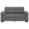 vidaXL Sofa 2-osobowa Ciemnoszara 160x81x84 cm Tkanina