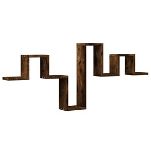 vidaXL P&oacute;łka wisząca, przydymiony dąb, 104,5x10x43 cm