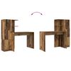 vidaXL Biurko 2 pcs Stare drewno