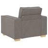 vidaXL Sofa Fotel Taupe 100x78x84 cm Tkanina