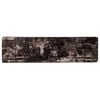 vidaXL Chodnik dywanowy MARSA Czarny 80 x 400 cm Poliester i PVC