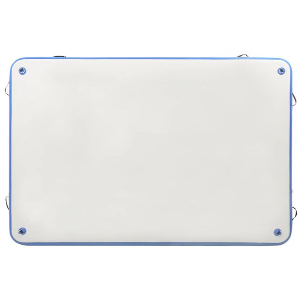 vidaXL Nadmuchiwana platforma wodna, niebiesko-biała, 200x150x15cm