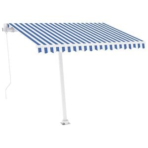 vidaXL Markiza elektryczna 3,5 x 2 m piaskowy 100% poliester