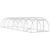 vidaXL Kurnik srebrny 600 x 150 x 100 cm Stal ocynkowana