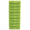 vidaXL Ręczniki toaletowe Premium SOLUND 10 szt. Zielone jabłko 30x30 cm 600 gsm