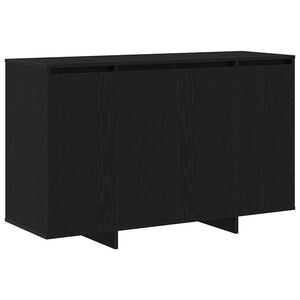 vidaXL Bufet Czarny Dąb 120 x 41 x 75 cm Drewno inżynieryjne