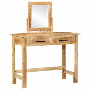 vidaXL Toaletka z szufladą Brązowy 100 x 40 x 120 cm Drewno z mango