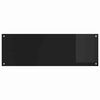 vidaXL Prz&oacute;d kuchenny 2 pcs Czarny 120 x 40 cm szkło hartowane