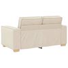 vidaXL Sofa 2 pcs Beżowy 220 x 80 x 84 cm Tkanina lniana