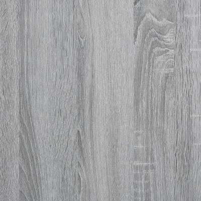 vidaXL Biurko, szary dąb sonoma, 100x45x76 cm, materiał drewnopochodny
