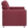 vidaXL Sofa Czerwone wino 100 x 80 x 82 cm tkanina