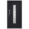 vidaXL Drzwi wejściowe zewnętrzne, antracytowe, 108 x 200 cm