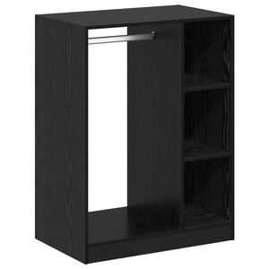 vidaXL Garderoba Czarny dąb 77 x 48 x 102 cm Drewno inżynieryjne