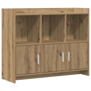 vidaXL Bufet Dąb artisan 98,5 x 33 x 80 cm Drewno inżynieryjne