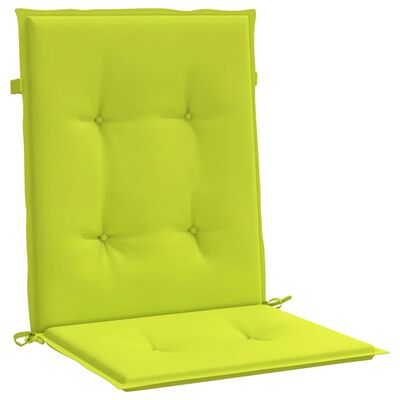 vidaXL Poduszki na krzesła ogrodowe, 6 szt., jasnozielone, 100x50x3 cm