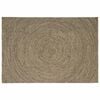 vidaXL Dywany pokojowe Naturalny i czarny 160 x 230 cm Juta