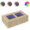 vidaXL Stolik kawowy z LED Infinity, dąb sonoma, 116x69x40 cm