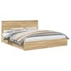 vidaXL Ł&oacute;żko z miejscem do przechowywania Dąb Sonoma 180 x 200 cm