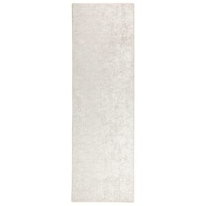 vidaXL Dywan kremowy 50 x 100 cm 100% poliester 3 mm Można prać