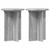vidaXL Stojak na rośliny 2 pcs Szary Sonoma &Oslash;29,5 x 40 cm