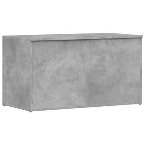 vidaXL Skrzynia, szarość betonu, 84x42x46 cm, materiał drewnopochodny