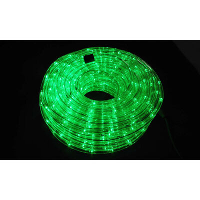 Wodoodporny wąż 360 LED 15 m zielony
