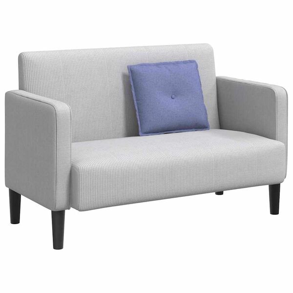 vidaXL Poduszka na plecy Niebieski dżins 50 x 19 x 45 cm tkanina