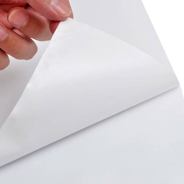 vidaXL Folie samochodowe, 2 szt., matowe białe, 100x150 + 50x150 cm