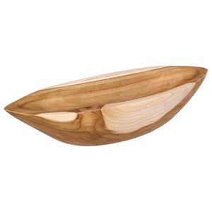 vidaXL Fruit Bowl JEPARA Teak Brown 46 x 16 x 11 cm
