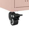 vidaXL Szafka, różowa, 100,5x39x72 cm, stal